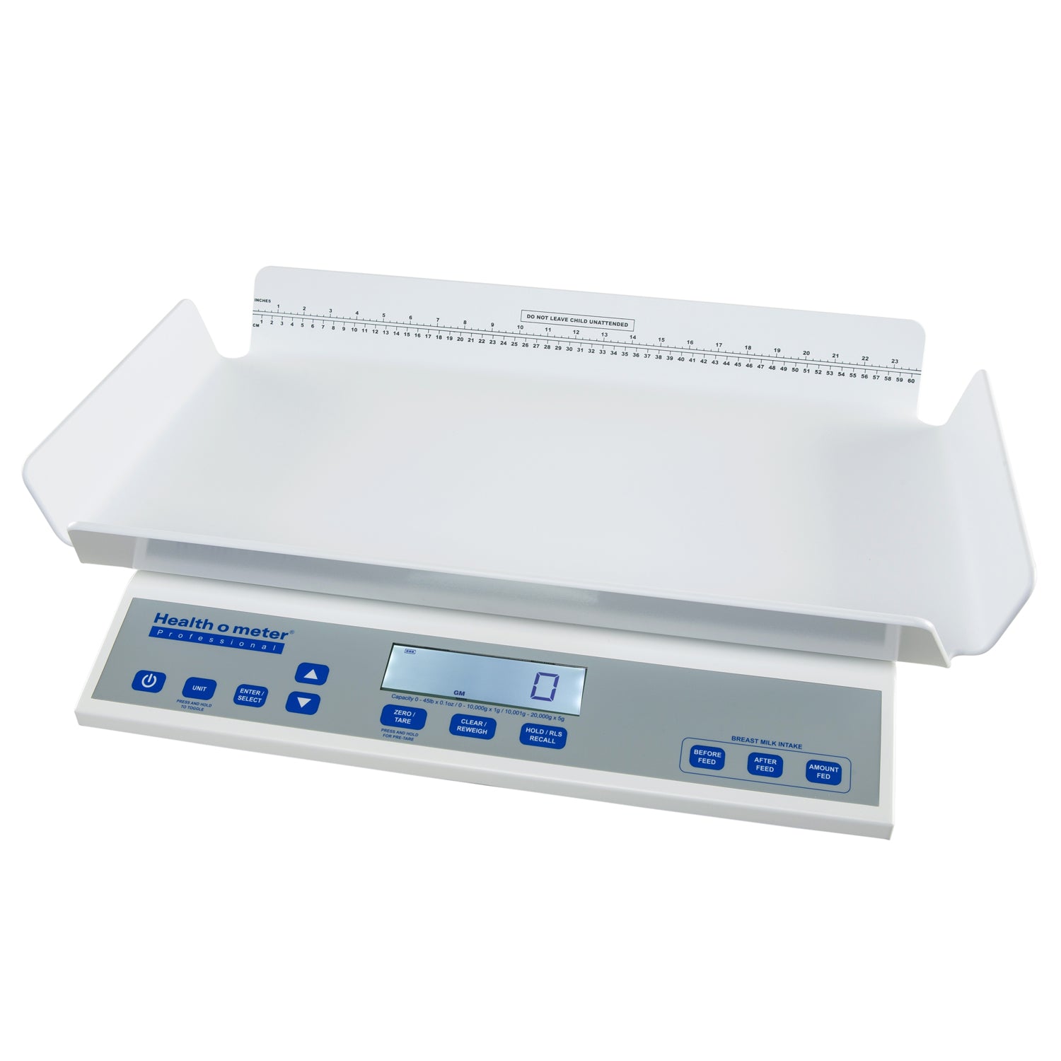 Antimicrobial High Resolution Digital Neonatal/Pediatric Four Sided Tray Scale