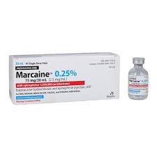 Marcaine w/ Epi 0.25% 30ml SDV, 10/box